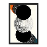 Abstract Circles Wall Art, Modern Geometric Print, Minimalist Home Decor, Contemporary Wall Decor, Circle Art Print - Tawshia